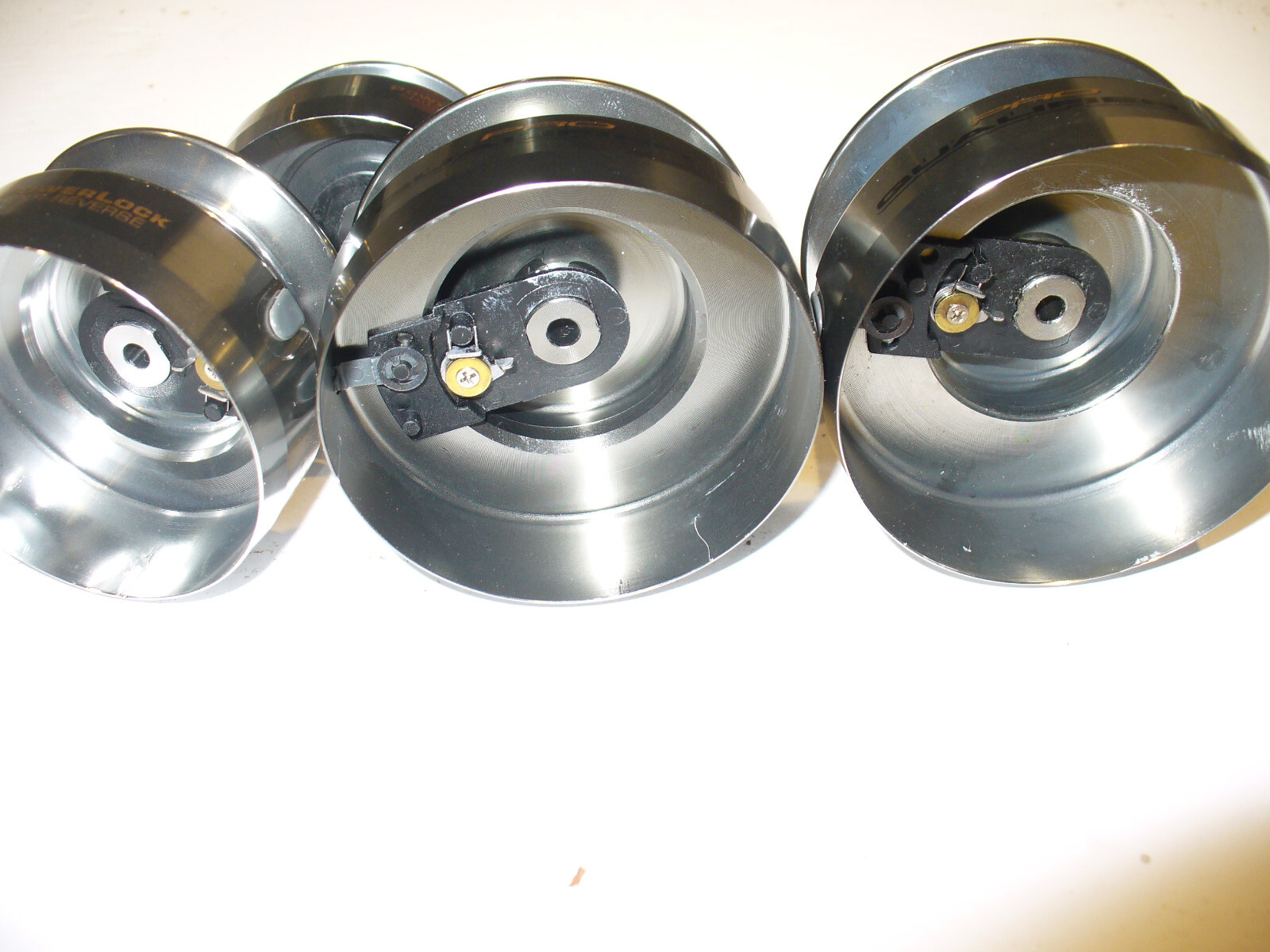 FOUR Bass Pro Shops Spool Pro Qualifier For Spinning Reels for Parts