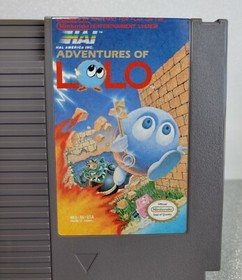 Adventures of Lolo NES gioco Nintendo vintage con manuale testato e funzionante pulito