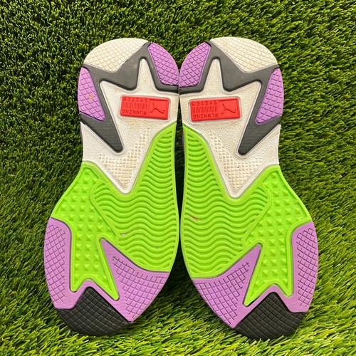 Puma RS X Bold Fluorescent Boys Size 5.5C Athletic Running Shoes Sneakers - Picture 7 of 10