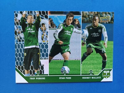2011 UPPER DECK SOCCER PORTLAND TIMBERS PROMO TROY PERKINS RYAN PORE R WALLACE