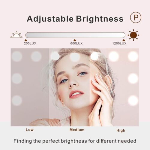 Hollywood Schminkspiegel mit Beleuchtung 15 LED Kosmetikspiegel Make up Spiegel - Bild 2 von 8