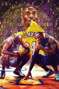 lebron james kobe bryant michael jordan poster
