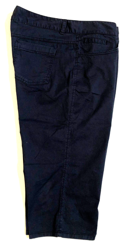 Dockers Size 12 (34x17) Navy Blue Capri Chino Straight Mid Rise Pants Women's - Picture 5 of 8