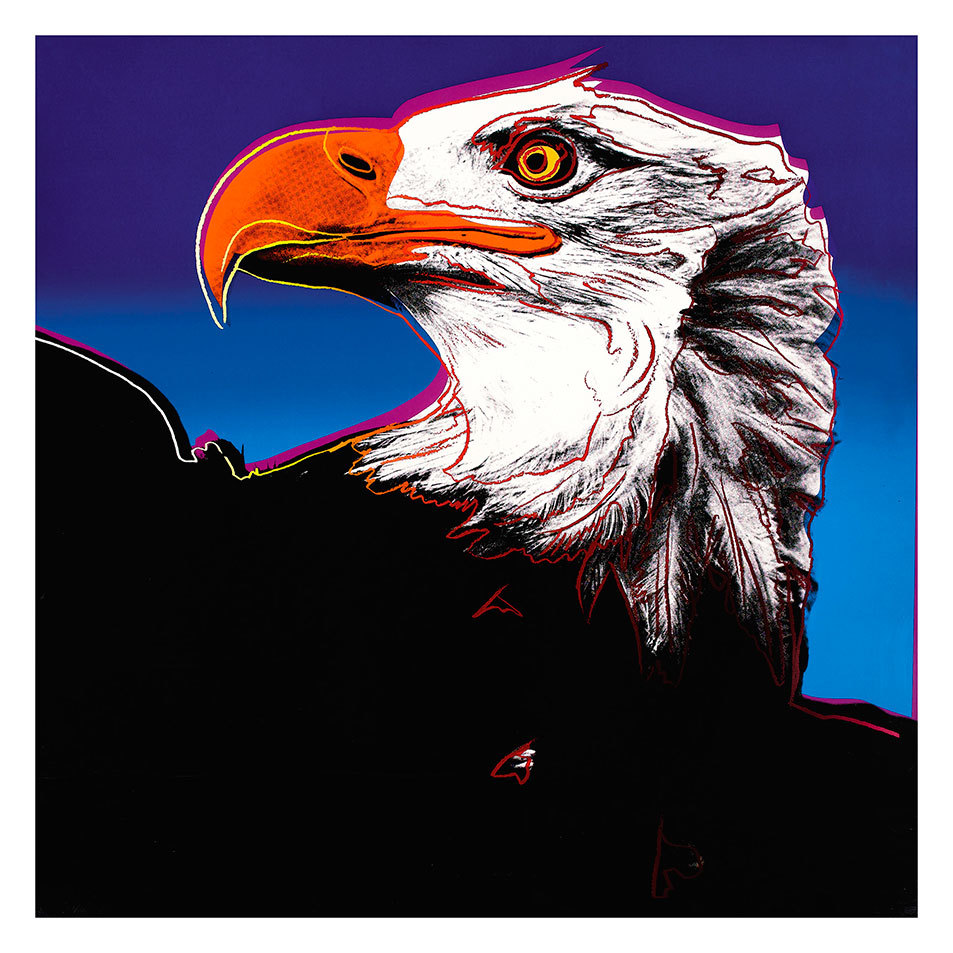Bald Eagle by Andy Warhol 54cm x 54cm High Quality Art Print | eBay UK