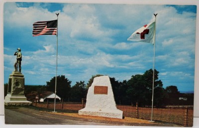 Antietam Battlefield National Park Clara Barton Monument Sharpsburg Postcard A4