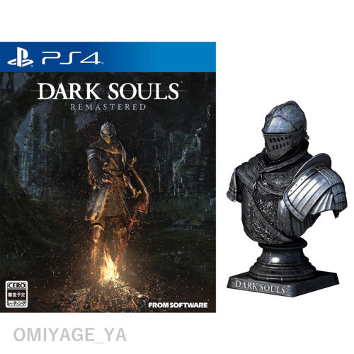 Dark Souls Remastered with limited Knight Bust Statue Japanese Version PS4  - Afbeelding 1 van 3