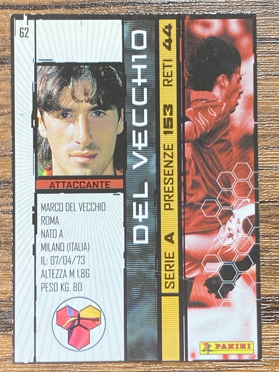 Match issued and signed AS Roma third shirt 1996-1997 by Marco Delvecchio #24