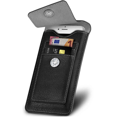 Handy Hülle für Huawei Honor 8S Gürtel Tasche Dünn Flip Case Beutel Holster Etui