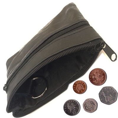 small soft leather purse