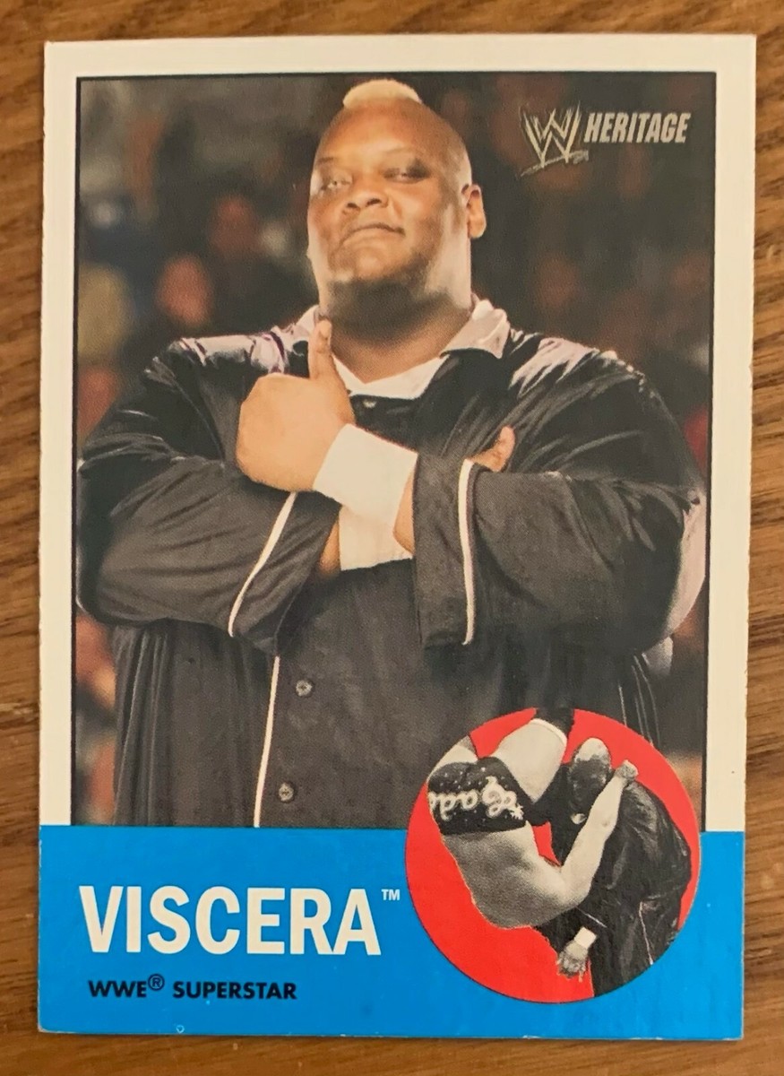 VISCERA, 2006 TOPPS WWE HERITAGE CARD, WRESTLING LEGEND ! | eBay