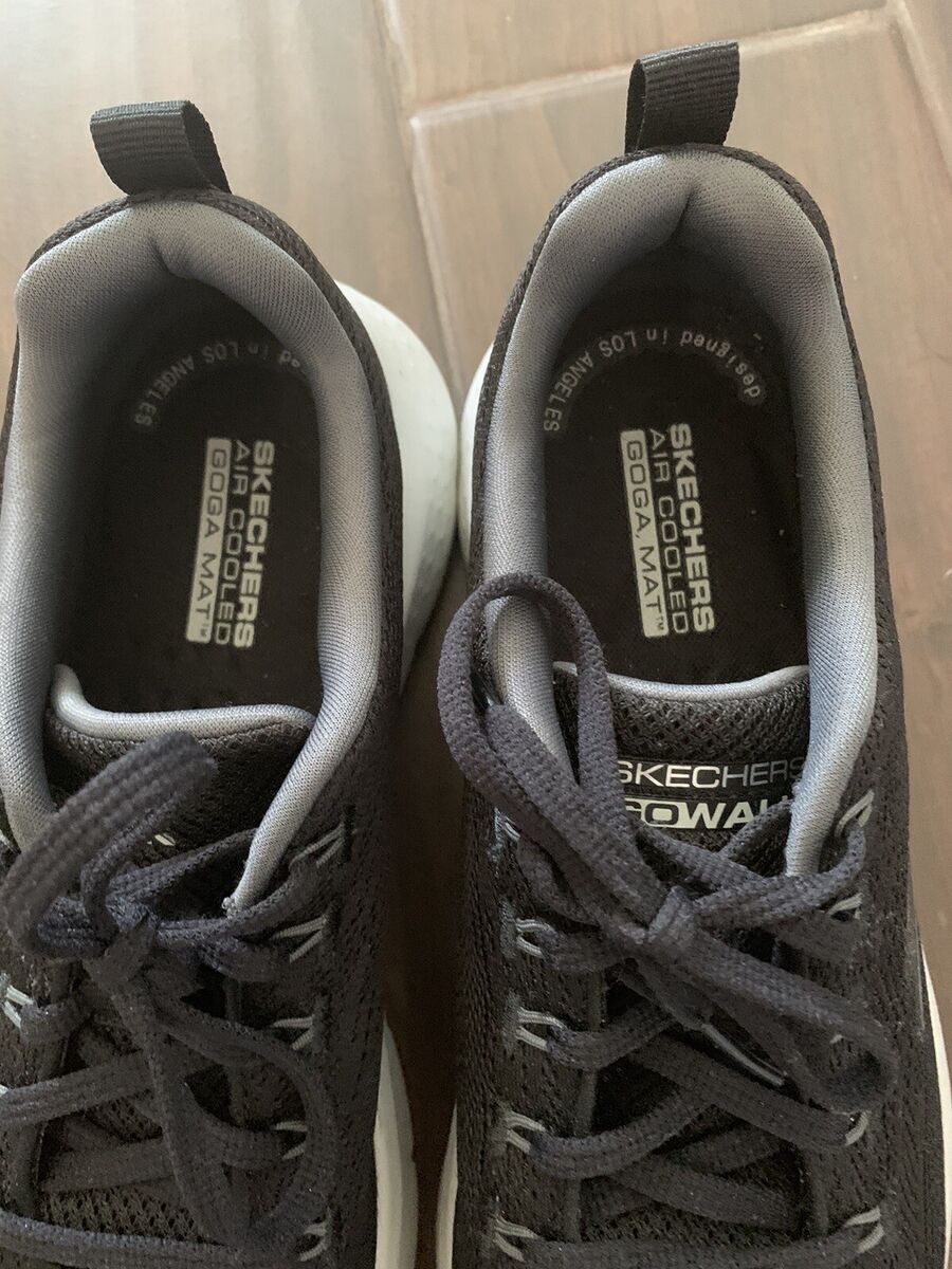 Skechers Go Walk Shoes Flex Quota Black 216481 Running