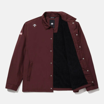 asics ネイビー/レッド ジャケット Coach Jacket M/L asics ネイビー/レッド ジャケット Coach Jacket M/L