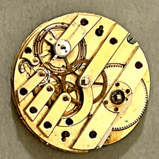 Rare Vintage Key Wind Key Set Pocket Watch Movement -- For Parts