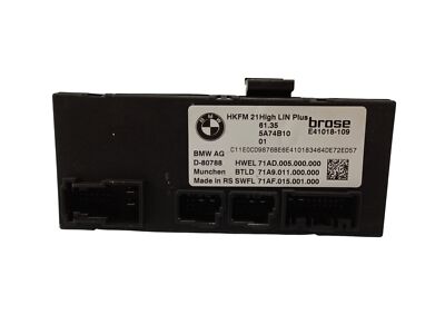 BMW OEM Control unit decklid function module 5A74B10 vin:9T59996 G05 LCI G07 LCI