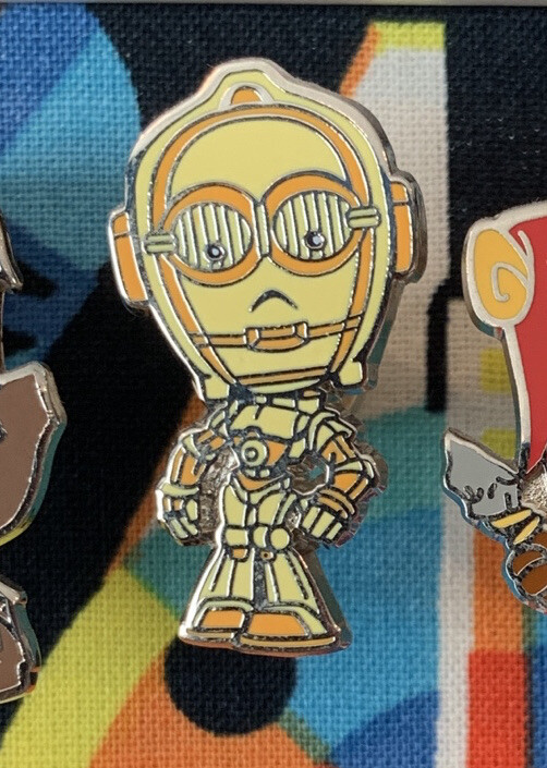 Disney Parks Star Wars Cuties Pin Pack C3PO Droid