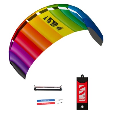 Lenkmatte HQ Symphony Beach 1.8 Sport Plus Rainbow mit Controlbar und Schlaufen