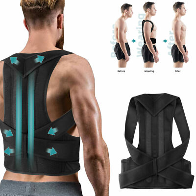 Orthopedic Posture Corrector Back Brace Corrector Straightener Pain Relieve US
