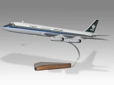 Douglas DC-8 Saudi Arabian Arabia Airlines Cargo Desk Wood Airplane Large 1/100