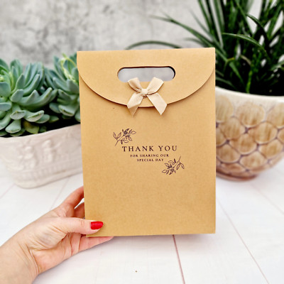 Thank You For Sharing Our Special Day-Elegant Wedding Favour Gift Bag Floral