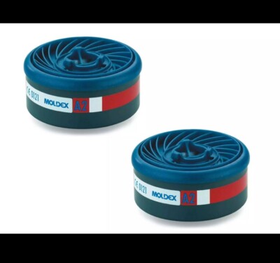 Moldex Gasfilter A2 EasyLock  2er Pack für Moldex Halbmasken Serie 7000