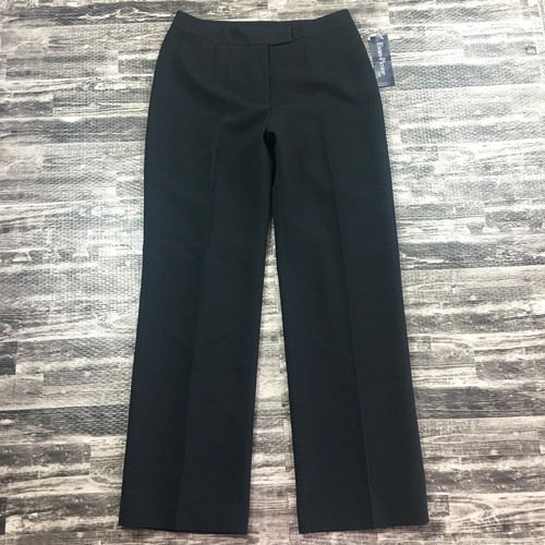 NWT Evan Picone Women Black Dress Pants 