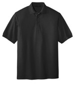 Port Authority  Extended Size Silk Touch  Polo K500ES 7XL Black