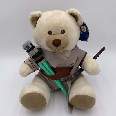 NWT Build A Bear Disney Star Wars Rey Hero Staff Green Lightsaber Fighter Plush