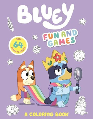 Bluey: Spaß und Spiele: Ein Malbuch (blau) - Taschenbuch NEUE Lizenzen, Pengu 03