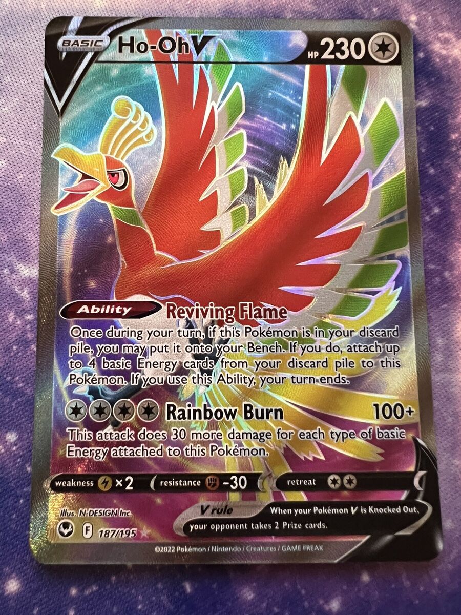 Ho-Oh V, Silver Tempest, TCG Card Database