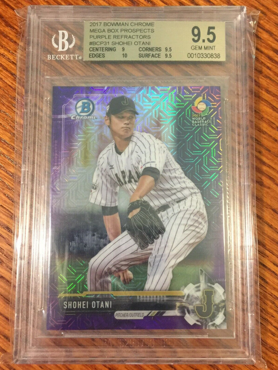 2017 Bowman Chrome SHOHEI OHTANI #BCP31 Mega Box PURPLE Refr RC