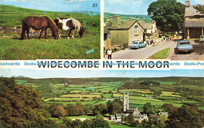 R570910 Widecombe in Moor Europa Karten Ashton Reed 1977 Multi View