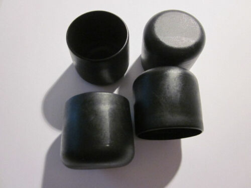 4 Stuhlbeinkappen schwarz 30 mm,  Möbelgleiter Filzgleiter Kappen Rohrkappen - Bild 1 von 1
