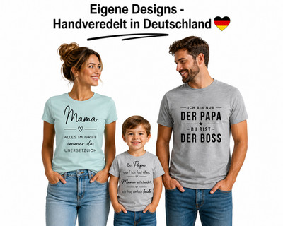 Personalisiertes Shirt Muttertag Bedrucktes Shirt Beste Mama I Oma Papa Vatertag