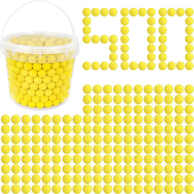 500 Rounds Refill Pack Balls Ammo Bulk Compatible with Nerf Rival Gun,  Yellow F