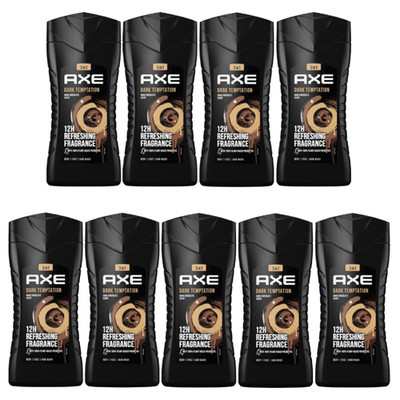 9 x Axe Dusch Dark Temptation 12 Stunden Frische Hautneutral 250 ml