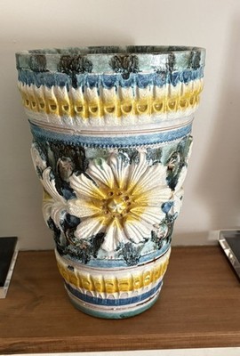 Italienische Retro Midcentury Nuovo Rinascimento Stil Vase - Bitossi, Raymor Ära