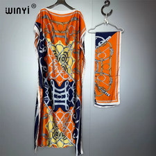 Muslim African Traditional Dress for Woman Abaya Dubai Luxury Kaftan Evening Dre