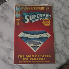 DC Comics Superman: The Man of Steel 22 Reign of the Supermen Bonus Poster