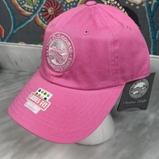 NEW St Andrews Links Golf Cap Old Course Women's Pink Slouch Hat Strapback NWT