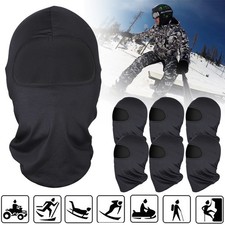 1-6PCS Men Balaclava Black Face Mask Lightweight Motorcycle Warmer Ski Masks