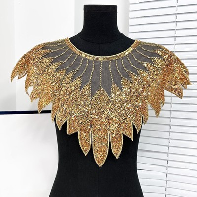 Paillettenperlen Abend Cape Pullover Schulter Cape für Cosplay Party Abend