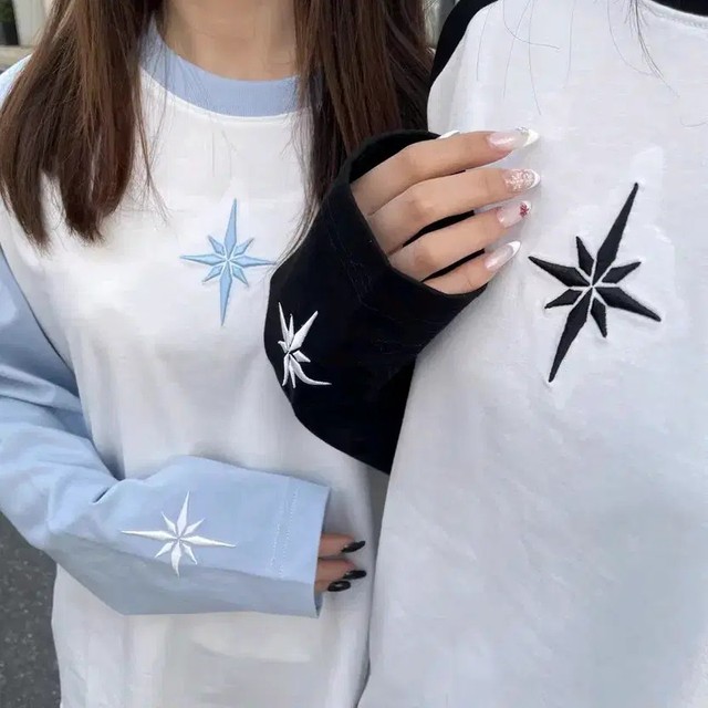 Korean Y2K Lettering Oversized Women's Sweatshirt