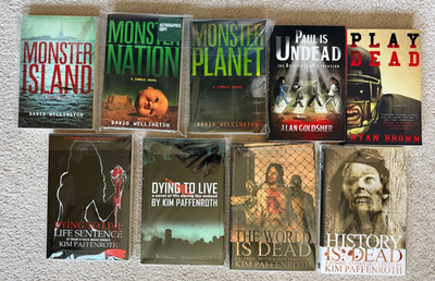 Lot of 9 Zombie Collections - Paffenroth, Wellington & others - Novels + Stories