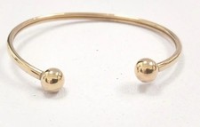 Baby - child 9ct Solid gold 9ct Yellow Gold Baby Torque Bangle Bracelet Gift