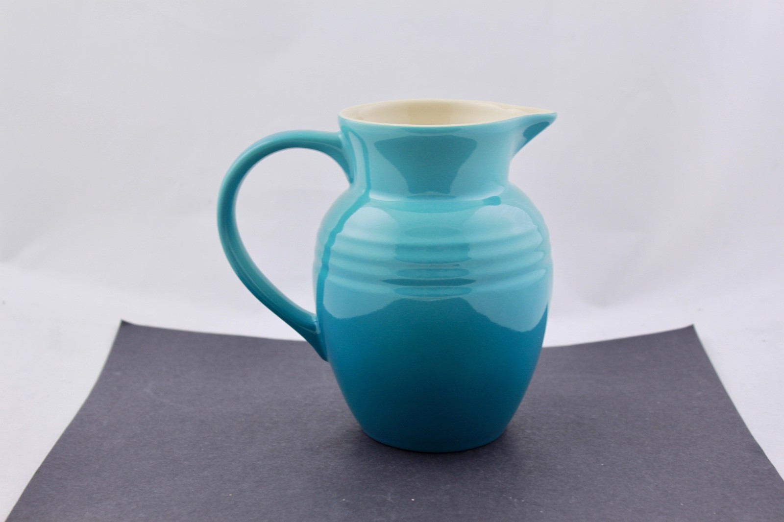 LE CREUSET CARIBBEAN SMALL PITCHER CREAMER 0.7L STONEWARE POTTERY - MINT