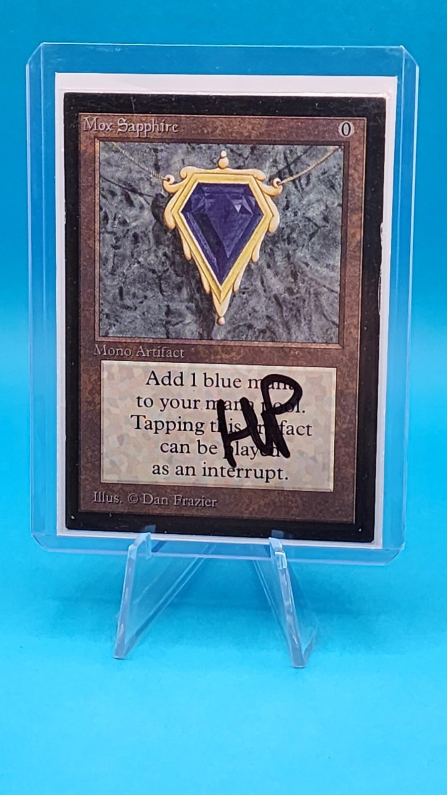 Mox Sapphire 1993 Collector's Edition Artifact Magic the Gathering (HP) TDC