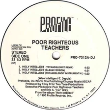 Poor Righteous Teachers - Holy Intellect / Self-Styled Wisdom (12") (Very Good P