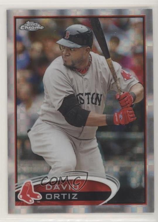 2012 Topps Chrome X-Fractor David Ortiz #4 HOF 07oj
