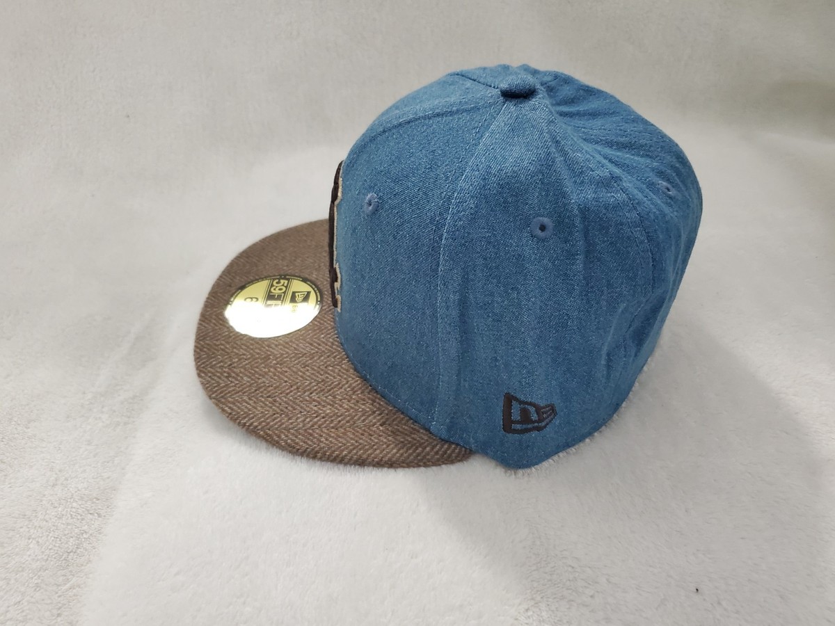 帽子 WACKO MARIAxNew Era 59FIFTY size7(55.8) NEW ERA 59 FIFTY CHICAGO WHITE SOX BLUE DENIM BROWN TWEED