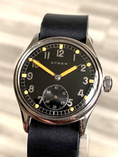 German military watch Buren DH, Wehrmacht military order, Switzerland, 1940s